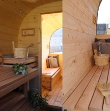 Detail sauna